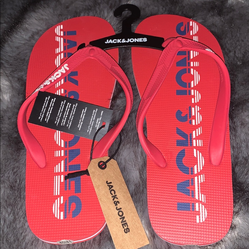 Jack & Jones Flip Flops NWT